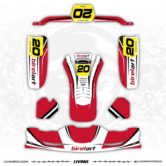 Birel ART Kart Graphics Kit "Factory Racing"