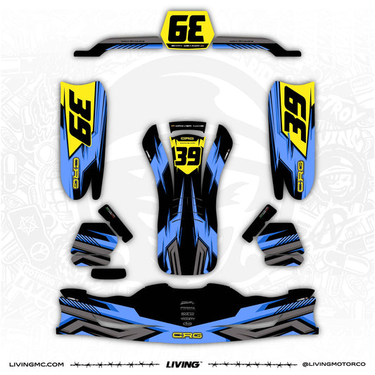 CRG Kart Graphics Kit "Pryzm"
