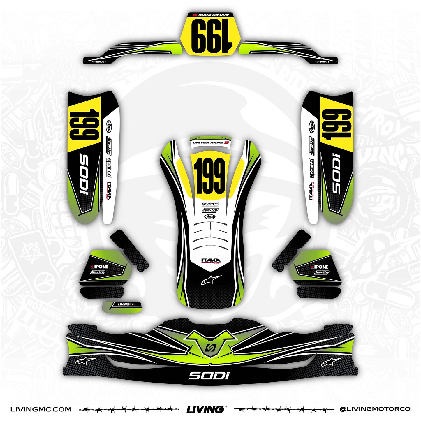 Sodi Kart Graphics Kit "TopGear"