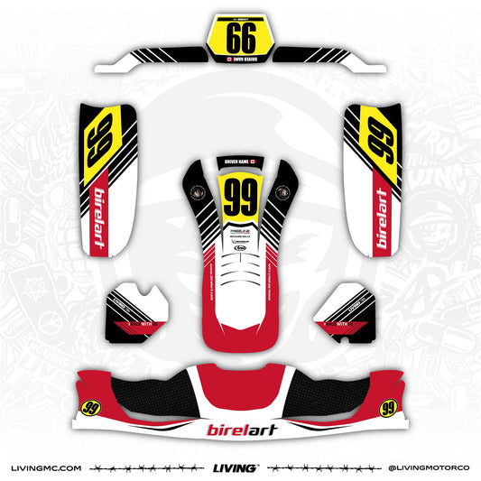 Birel ART Kart Graphics Kit "Podium"
