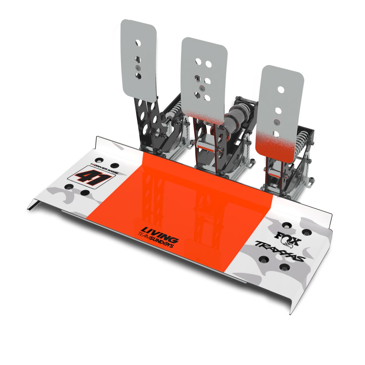 Pedal Graphic Kit – "Desert Race"