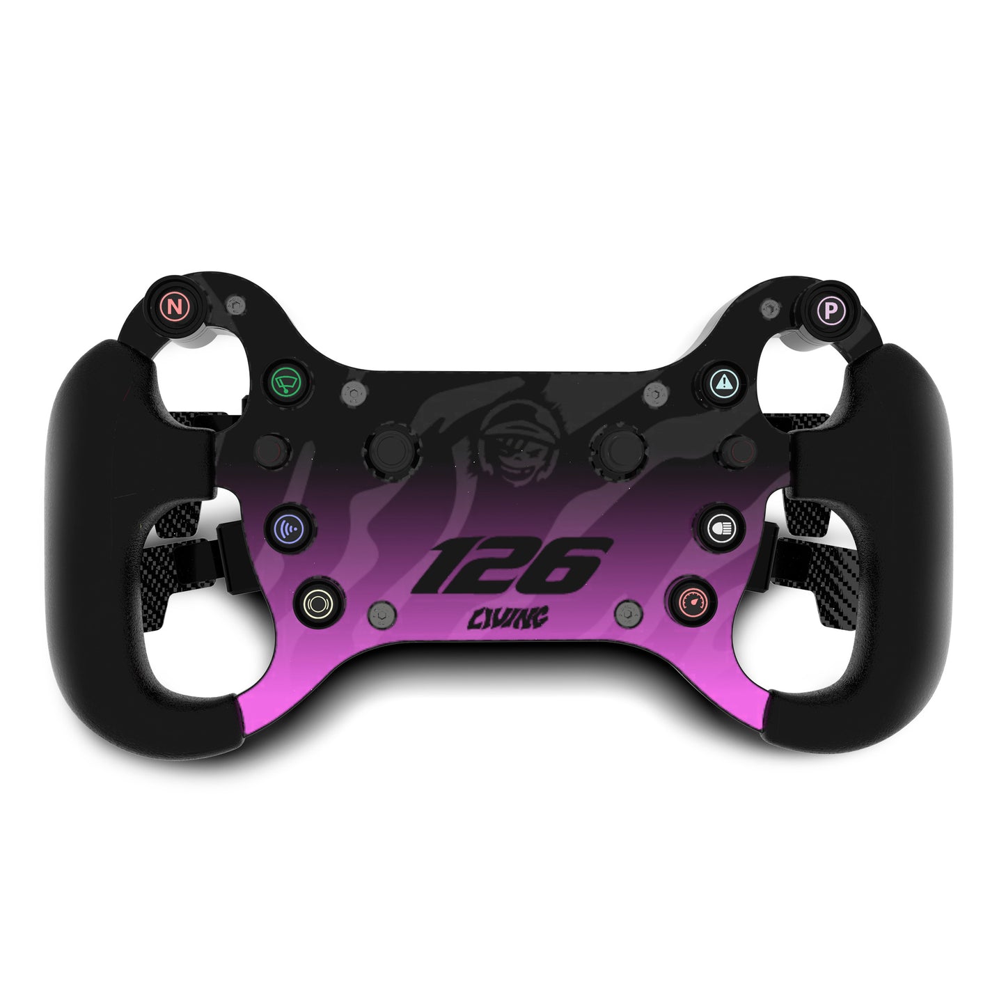 Steering Wheel Graphic Kit – "Pink Performance"