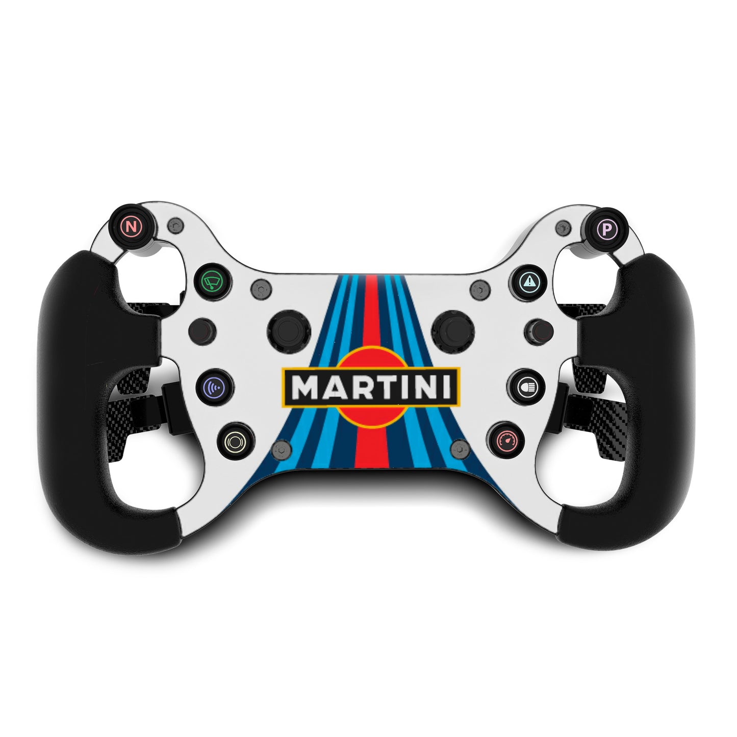 Steering Wheel Graphic Kit – "Martini Racing"