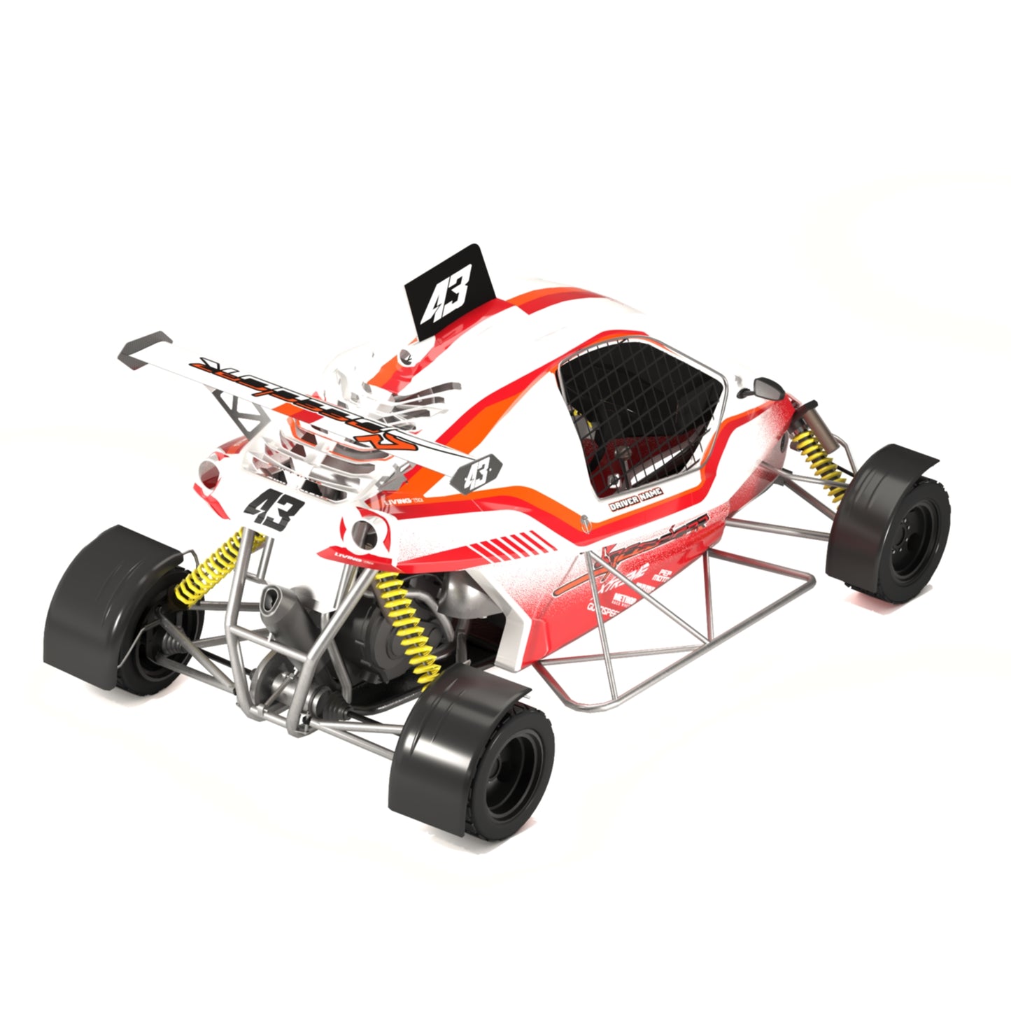 Kit graphique Speedcar Xtrem « Ruban rouge »