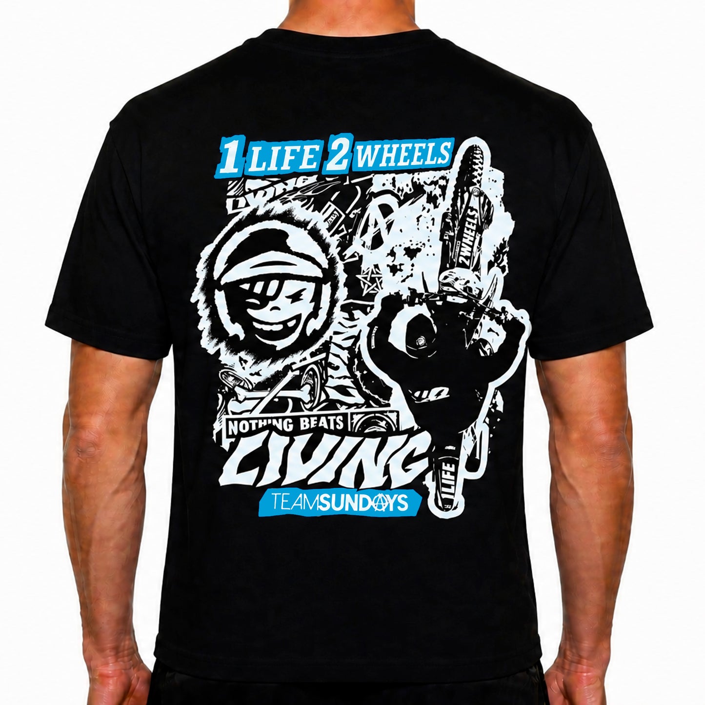 "1 Life 2 Wheels" T-Shirt
