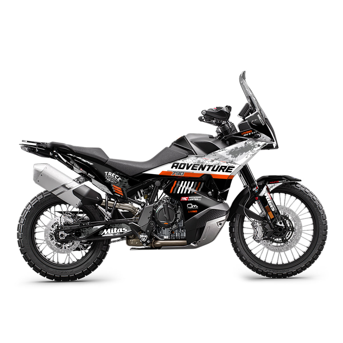KTM Adventure 790/890 Graphics Kit "Erzberg Replica"