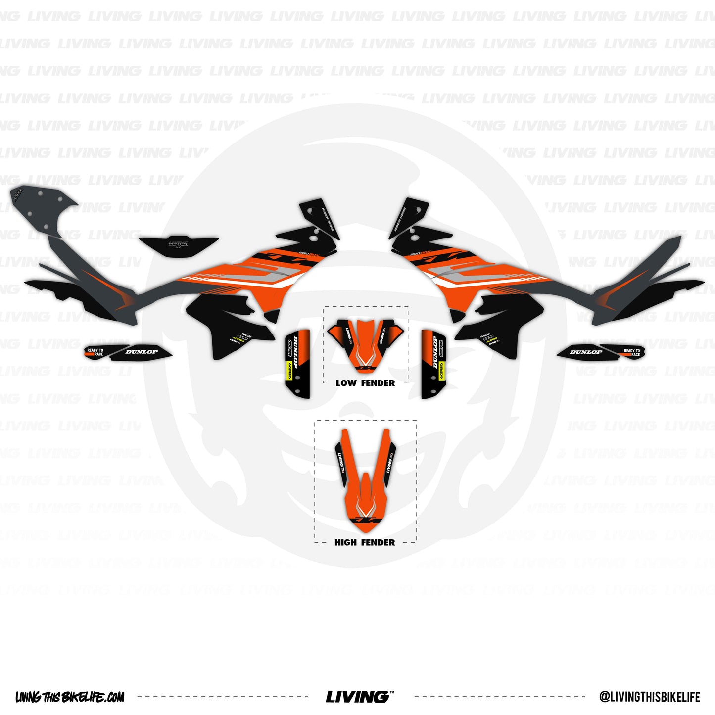 KTM Adventure 790/890 Graphics Kit "WinWin"