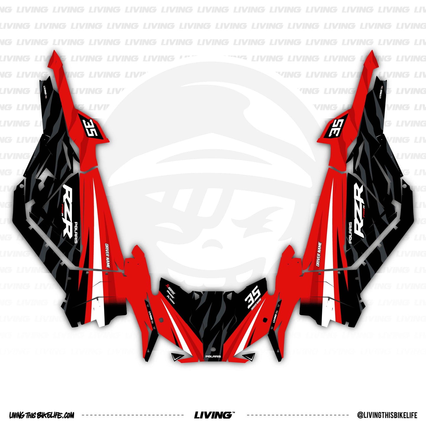 Polaris Graphics Kit "Race Rough"