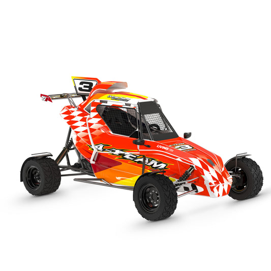 LifeLive TN11 Graphics Kit "Orange Racer"