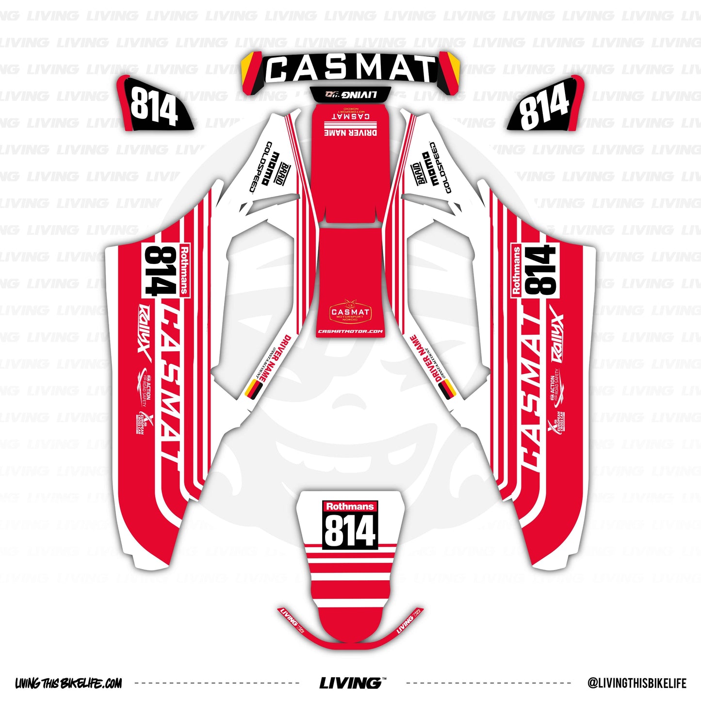 Kit graphique Casmat « Super Class »