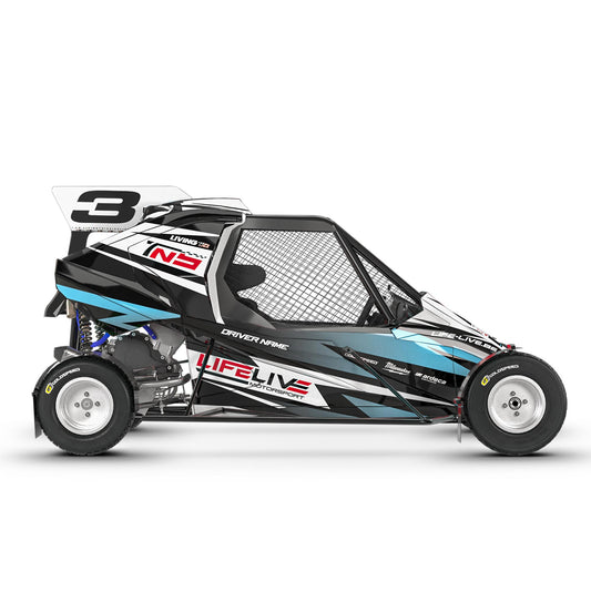 LifeLive TN5 Graphics Kit "Cearta Blue"