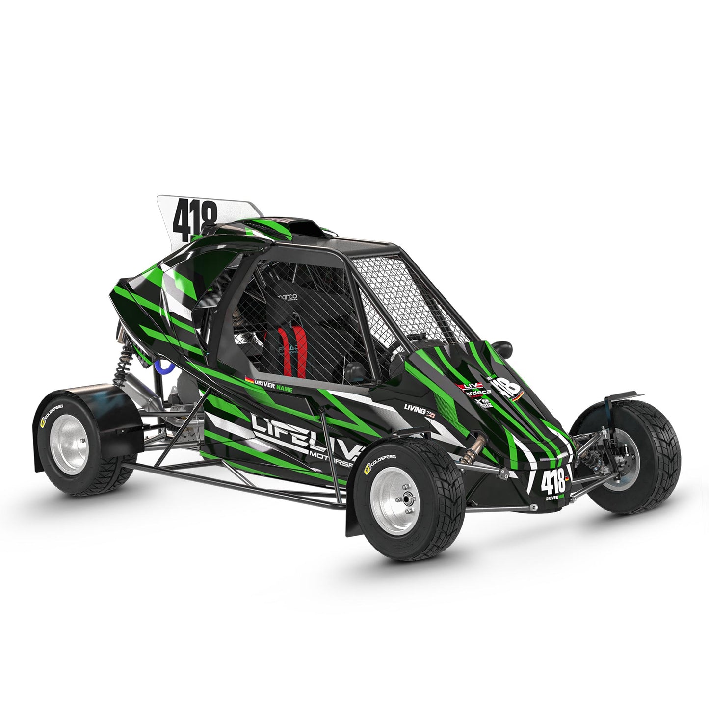 LifeLive TN5 Graphics Kit "Champs Green"