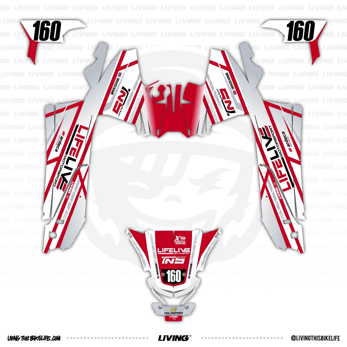 LifeLive TN5 Graphics Kit "Murdock"