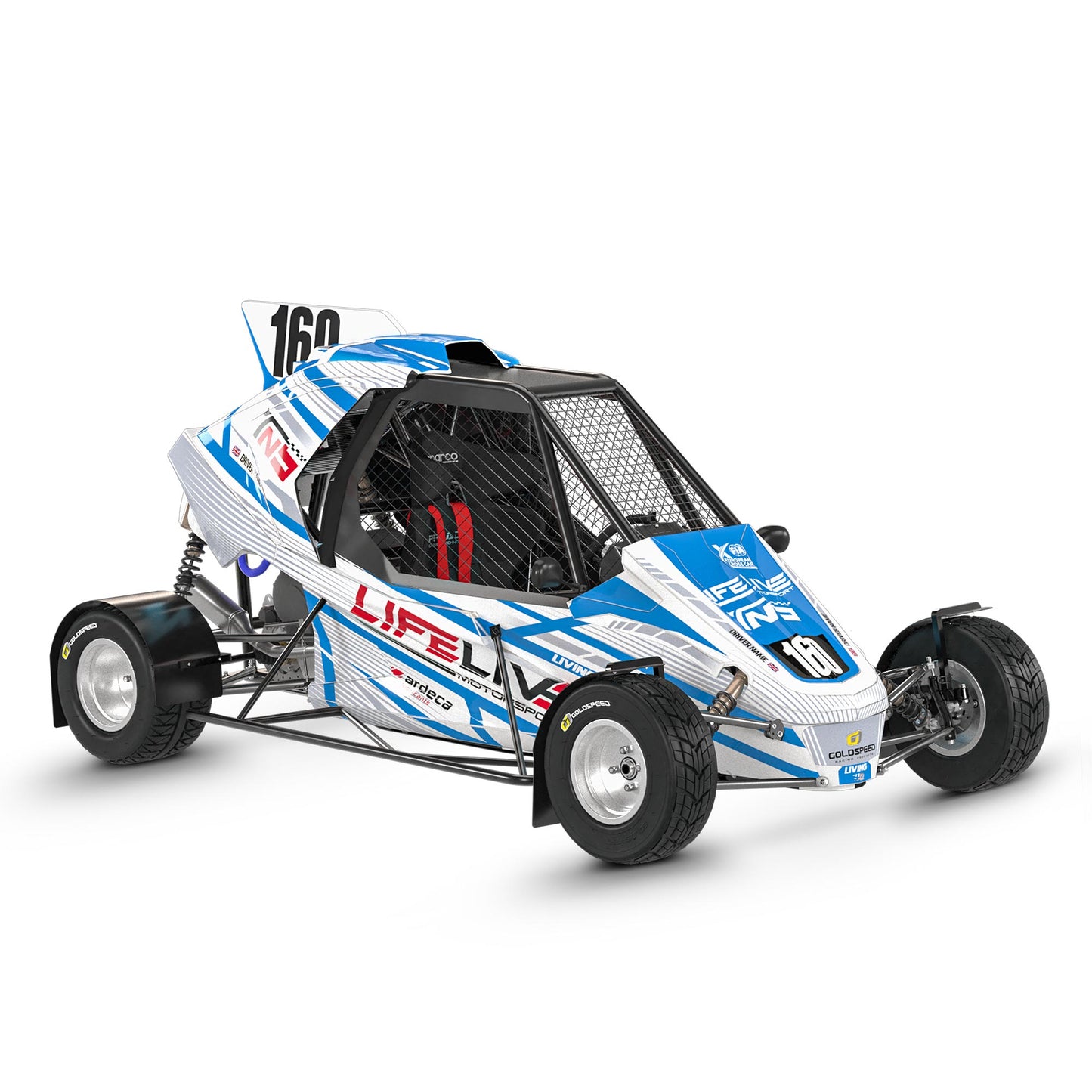 LifeLive TN5 Graphics Kit "Murdock Blue"