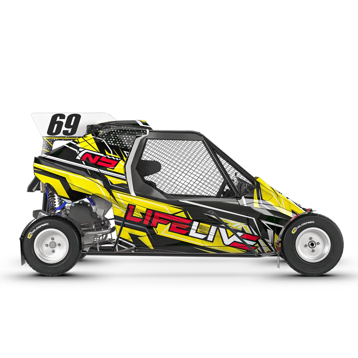 LifeLive TN5 Graphics Kit "X-Wing Yellow"