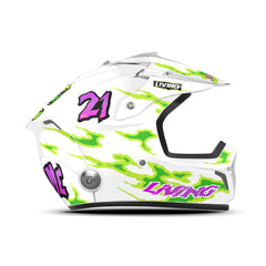 Brave Helmet Graphics Kit "Firestorm Green"