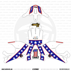 Brave Helmet Graphics Kit "Knievel Tribute"