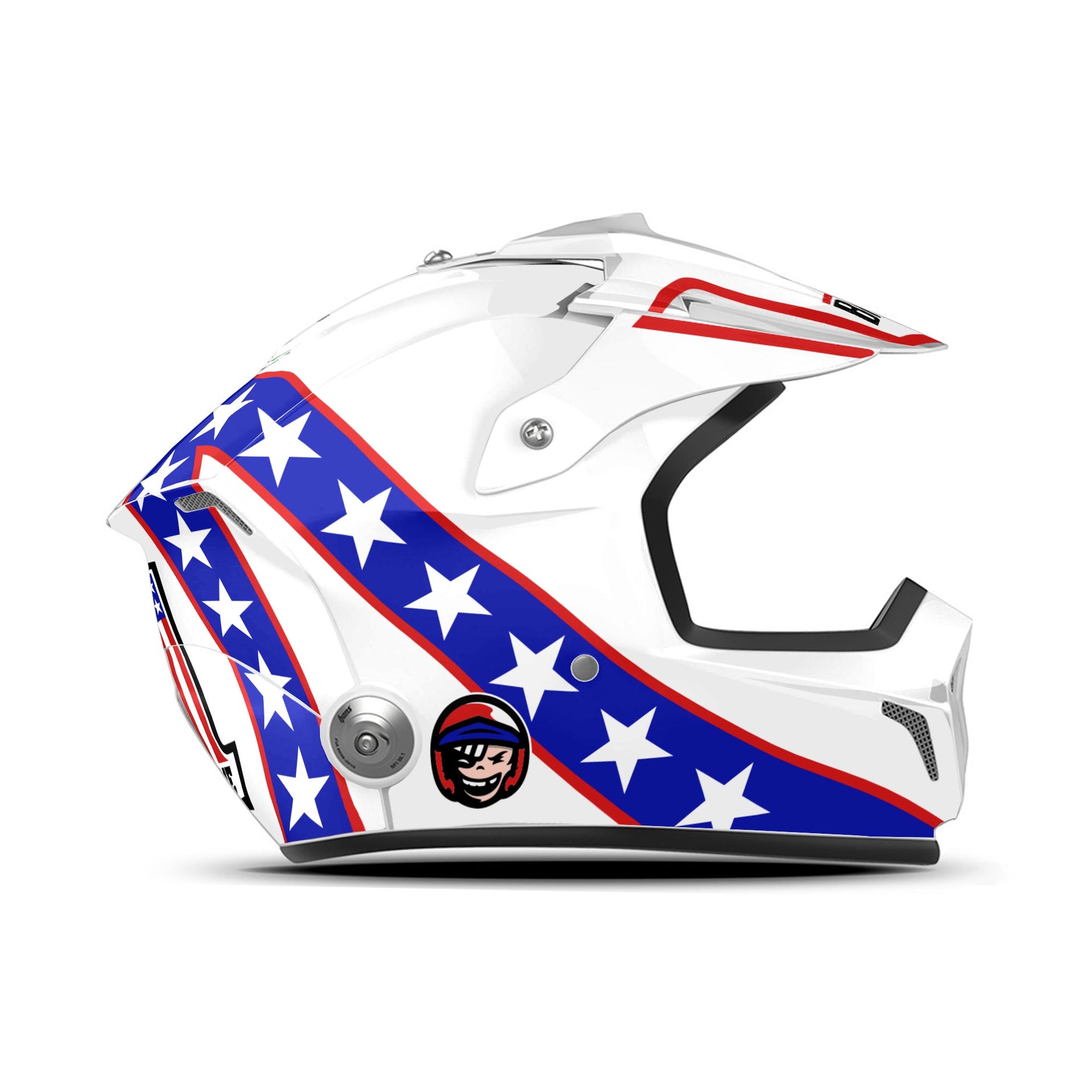 Brave Helmet Graphics Kit Knievel Tribute