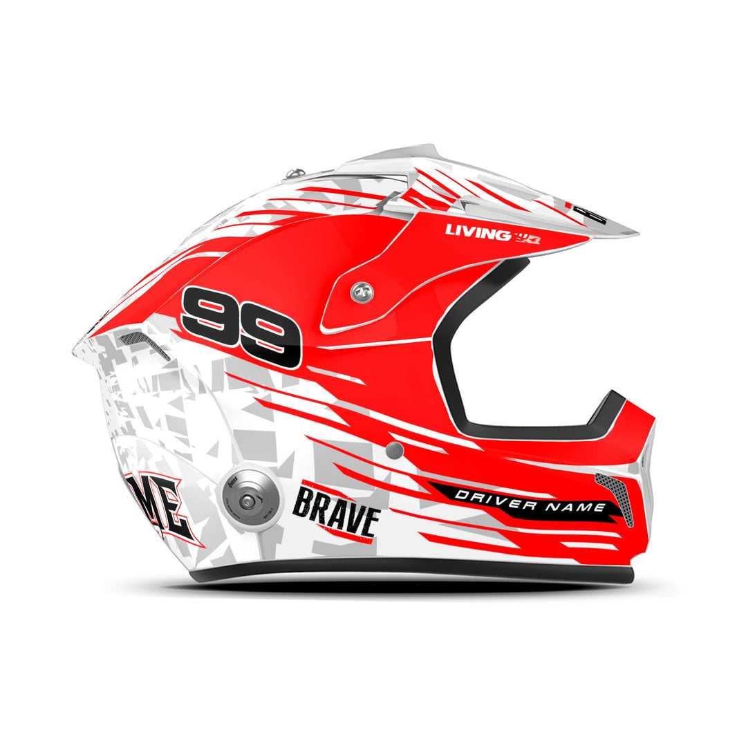 Custom Helmet Full Graphics Kit – LIVING THIS BIKELIFE
