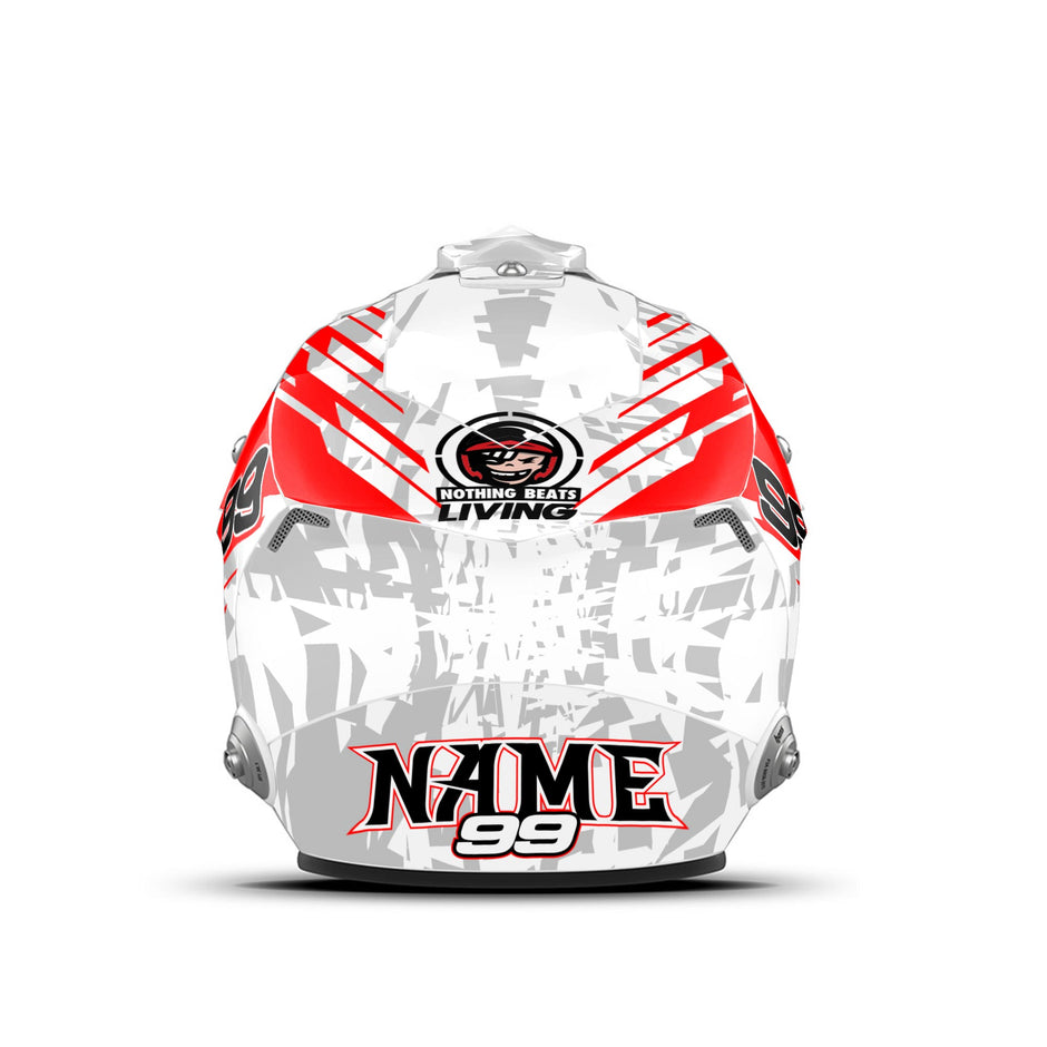 Custom Helmet Full Graphics Kit – LIVING THIS BIKELIFE