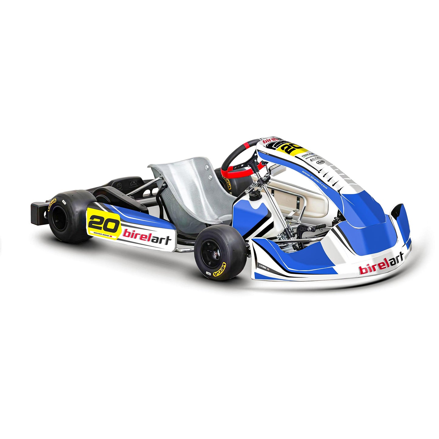 Birel ART Kart Graphics Kit "Factory Racing Blue"