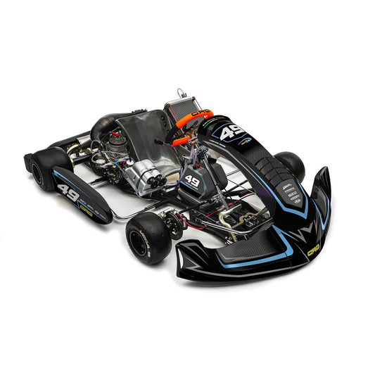 CRG Kart Graphics Kit "Challenger Blue"