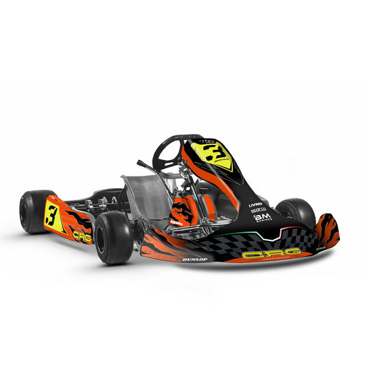 CRG NA3 Kart Graphics Kit "No Mercy Orange"