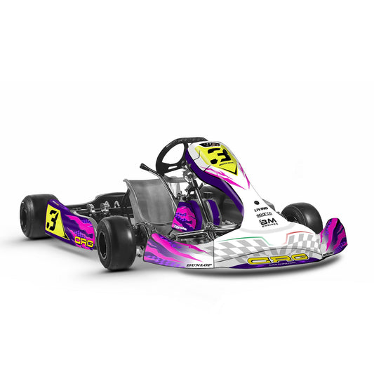 CRG NA3 Kart Graphics Kit "No Mercy Pink"
