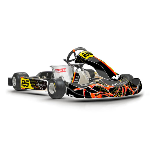 Kart Republic Graphics Kit "Black Flame"