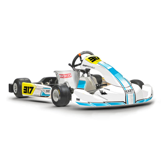 Kart Republic Graphics Kit "Blue Stripe"