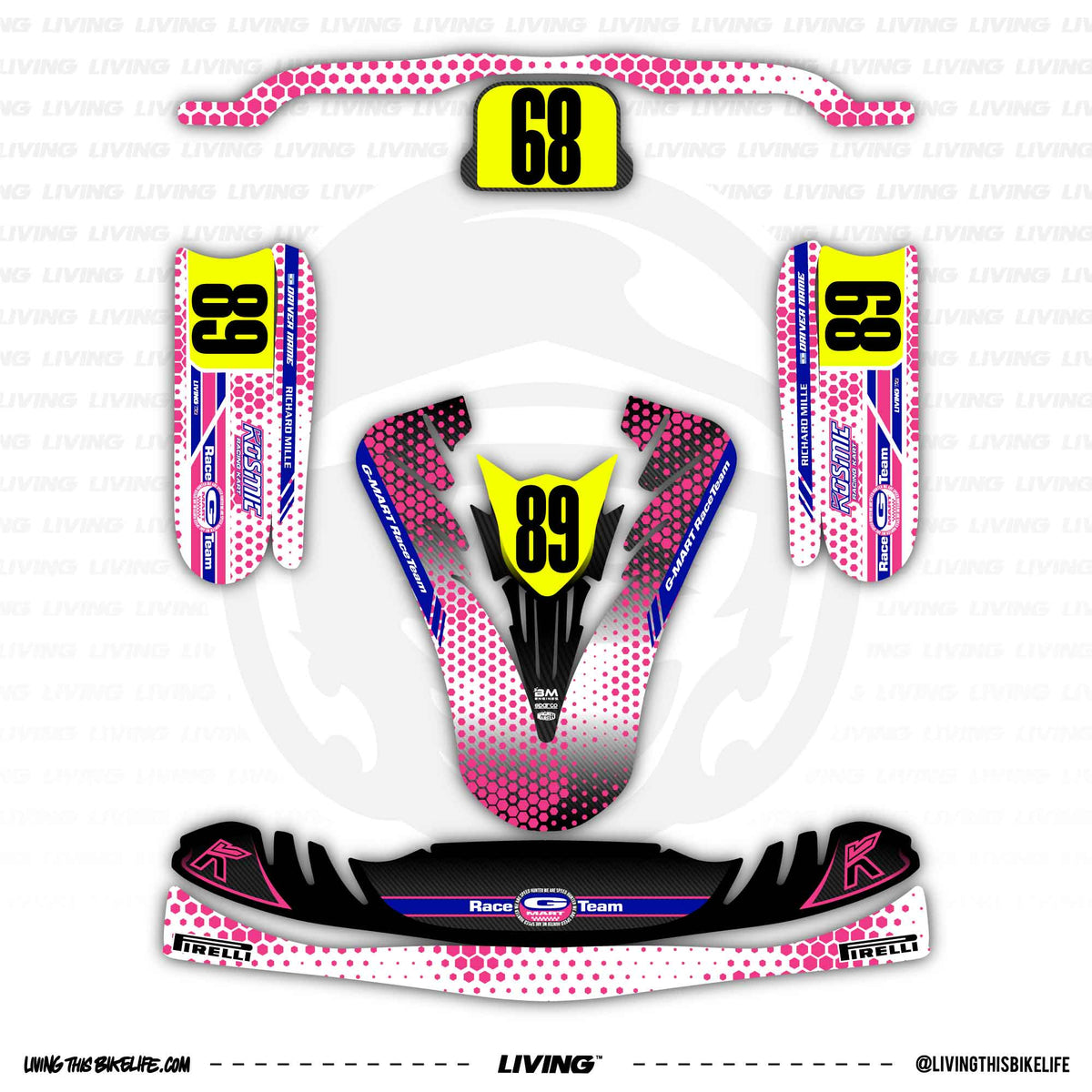 Kosmic Graphics Kosmic Kart Graphics Kit