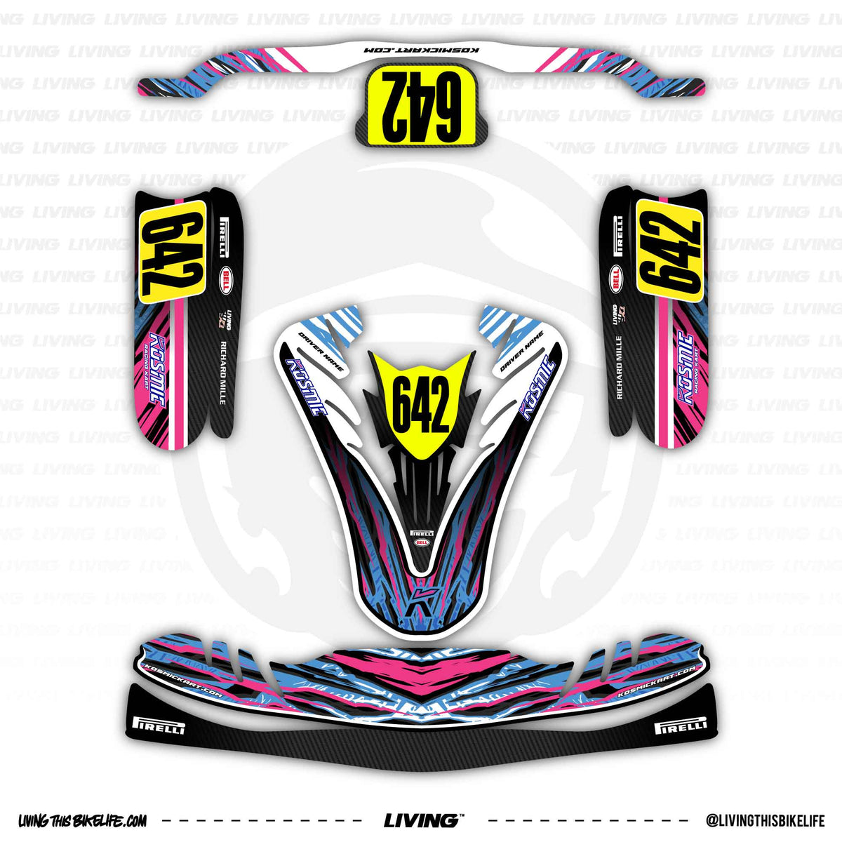 Kosmic Graphics Kosmic Kart Graphics Kit