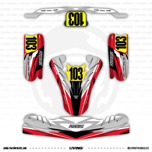 Kosmic Kart Graphics Kit "Tartar"