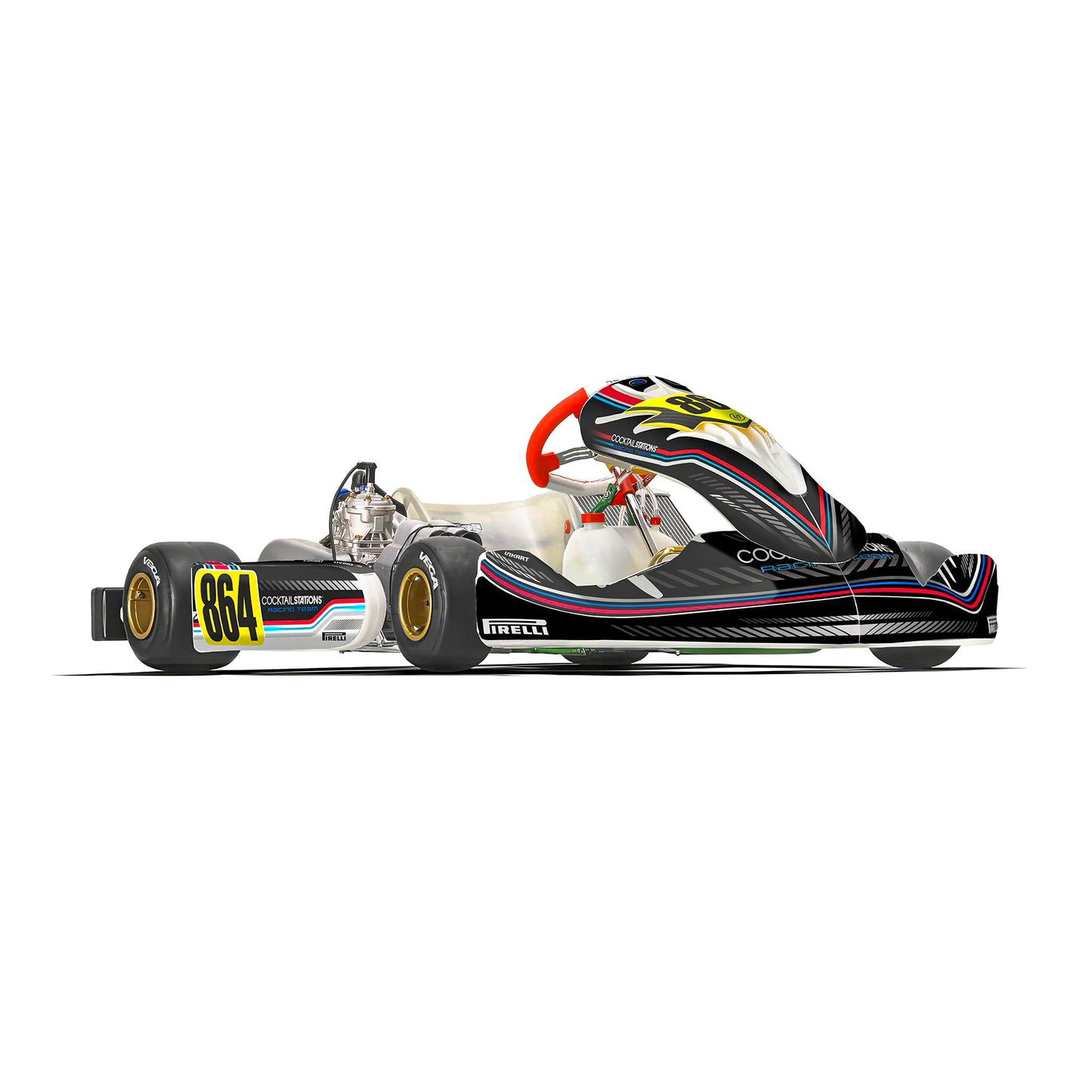 Lando Norris Kart Graphics Kit "Cocktail Stations"