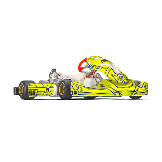 Lando Norris Kart Graphics Kit "LN Yellow"