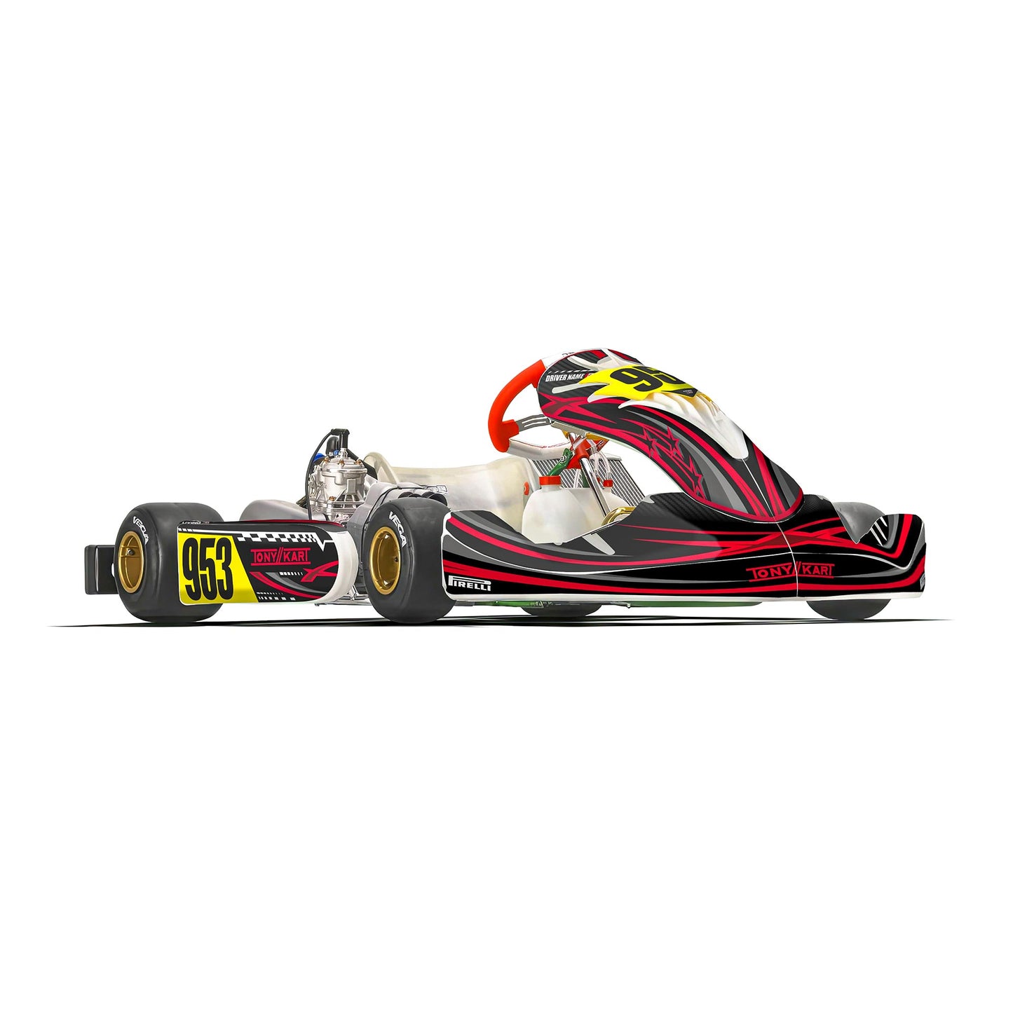 Tony Kart Kart Graphics Kit "Starship"