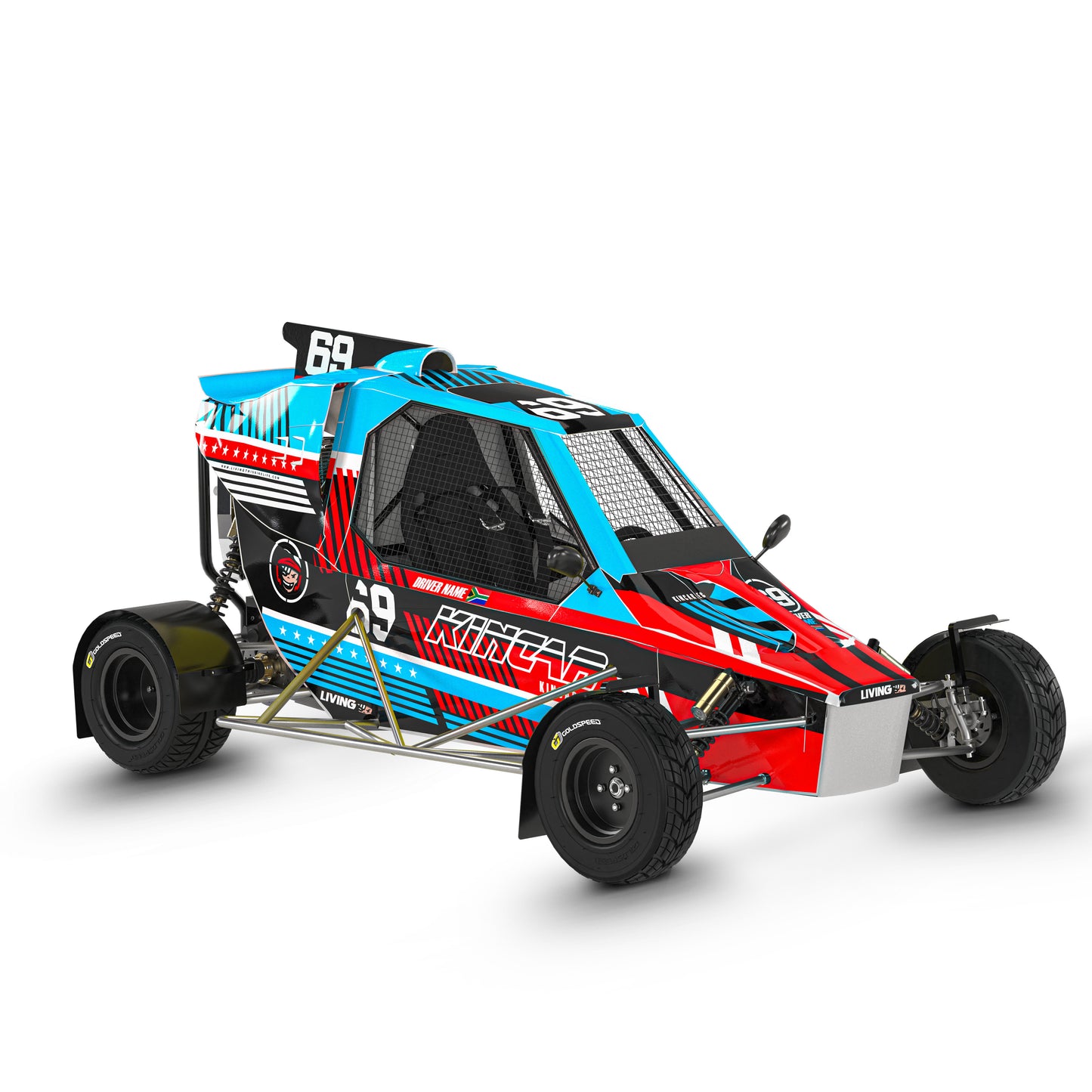 Kincar Graphics Kit "Wheeler Walker"