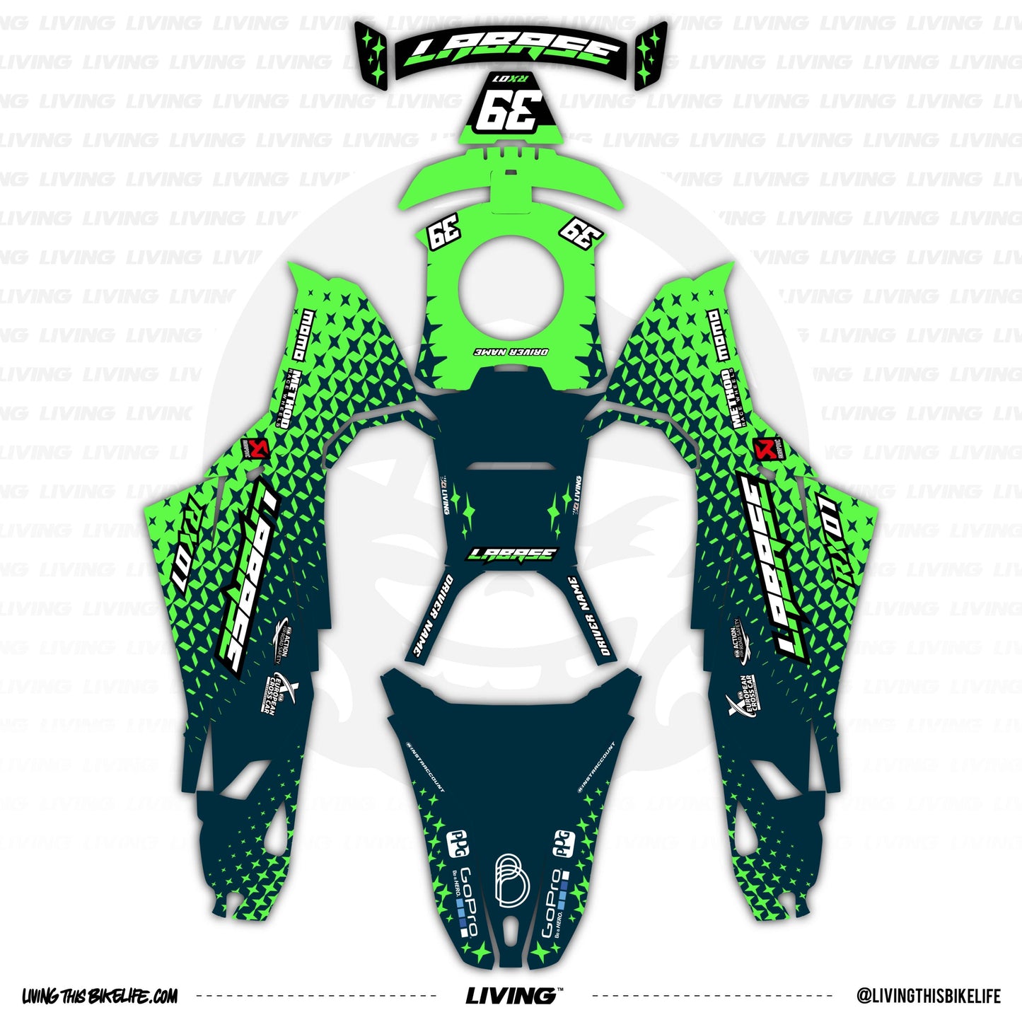 La Base Graphics Kit "Star Fade"