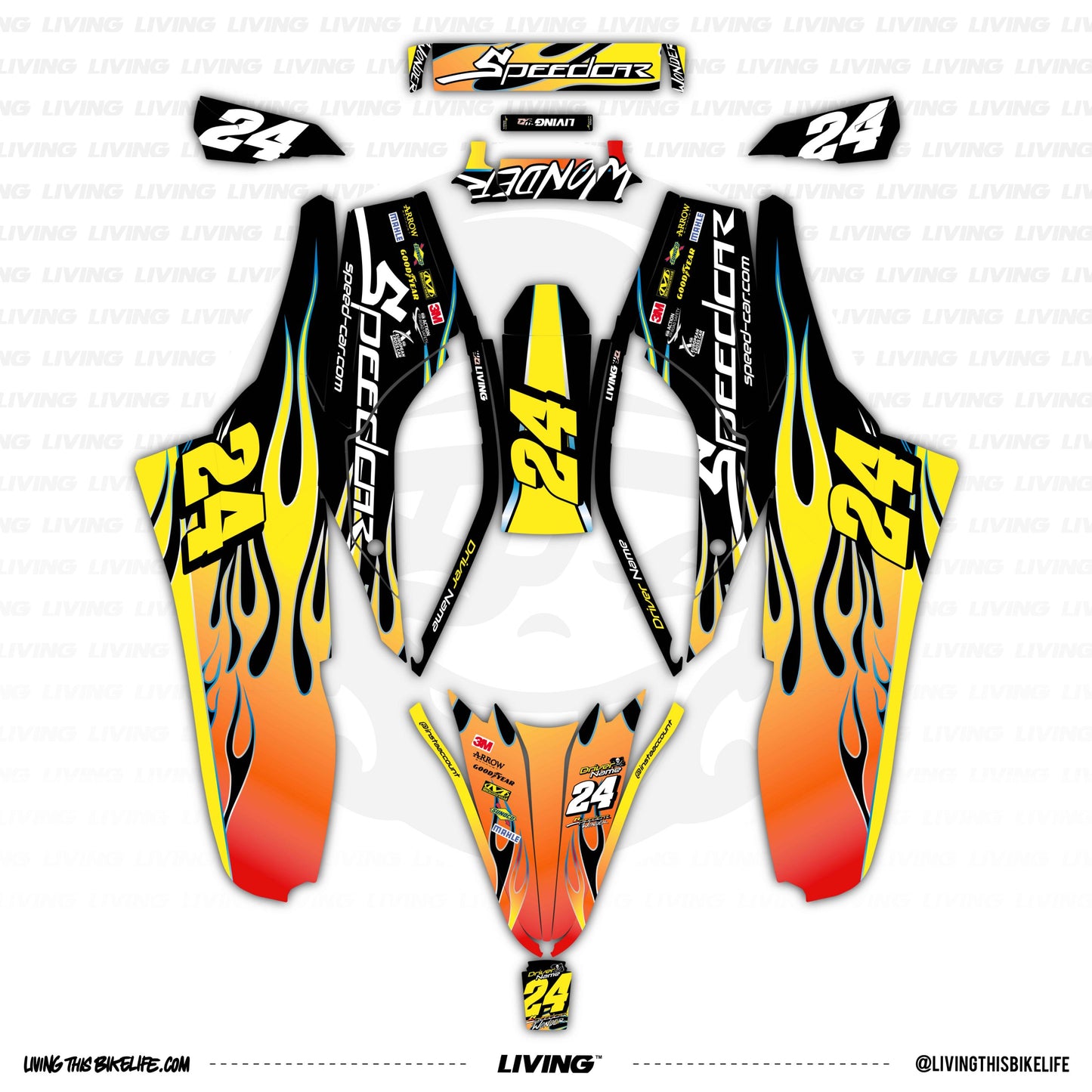 Speedcar Wonder Graphics Kit "Gordon"