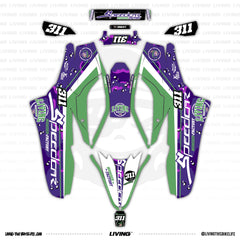 Speedcar Wonder Graphics Kit "Animal Mother Purple"