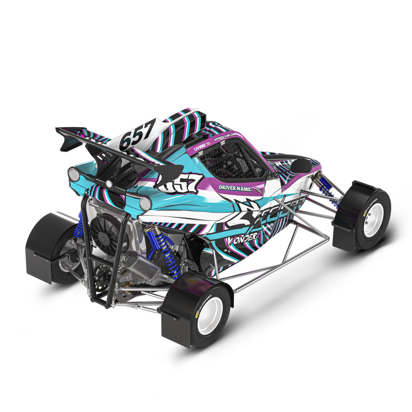Kit graphique Speedcar Wonder-R « CurveBall »