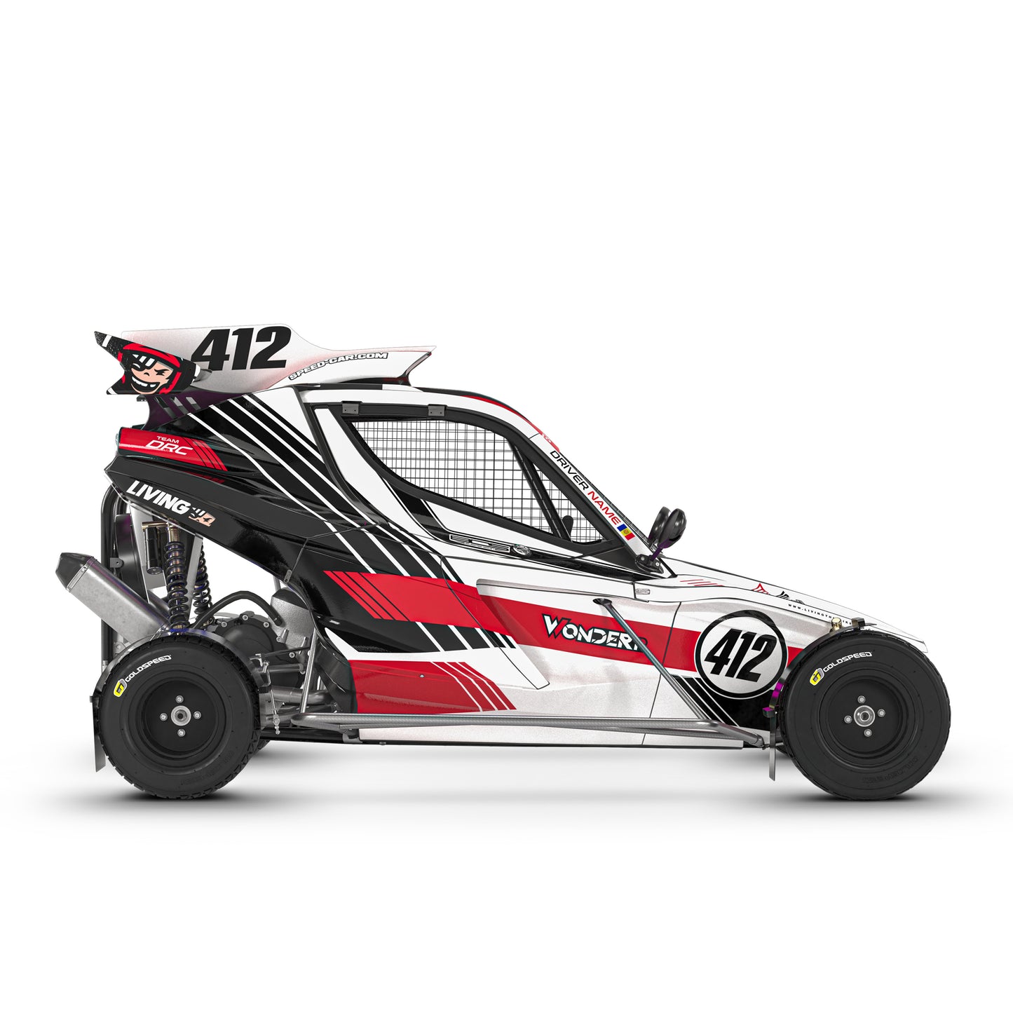Kit graphique Speedcar Wonder-R « Lime »