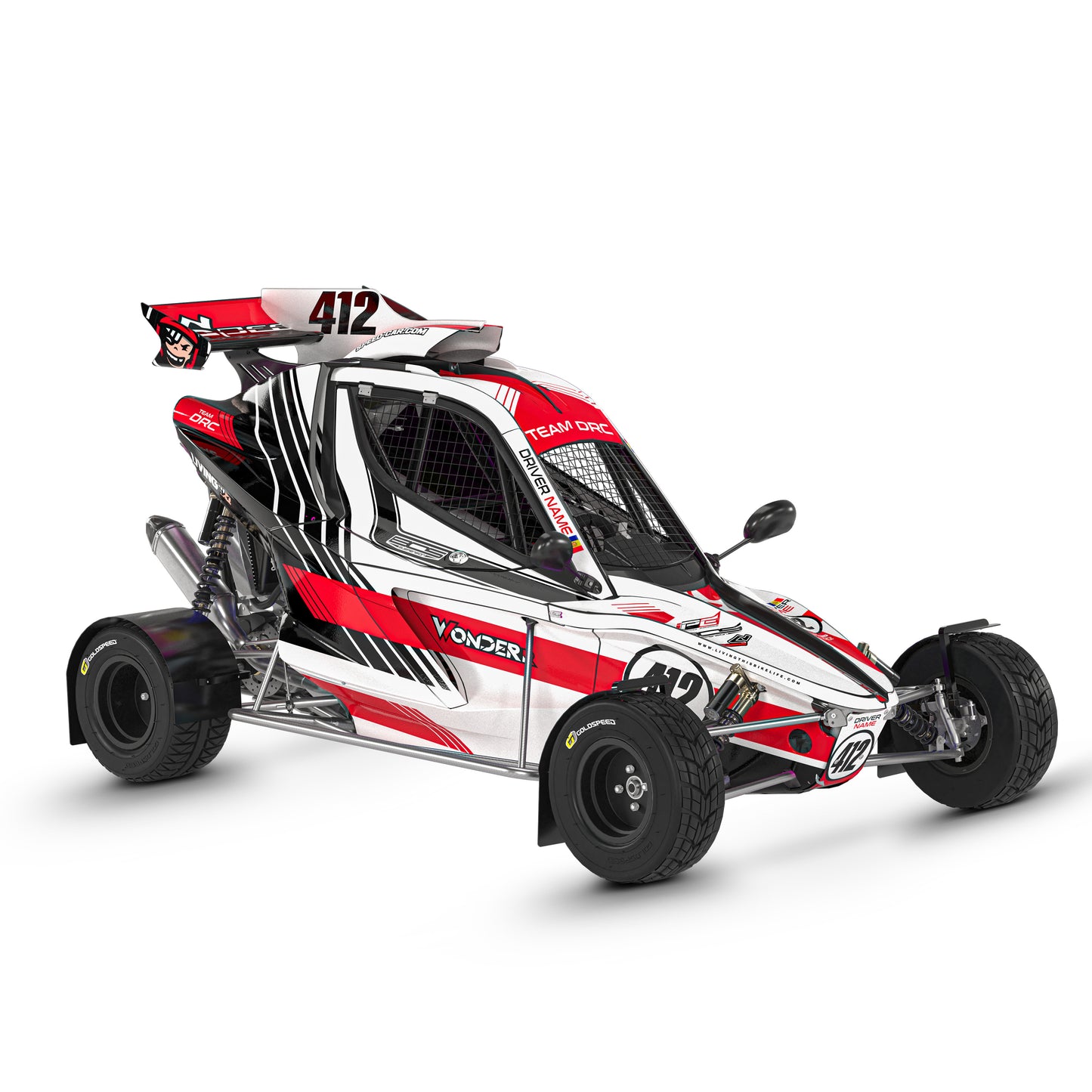 Kit graphique Speedcar Wonder-R « Lime »