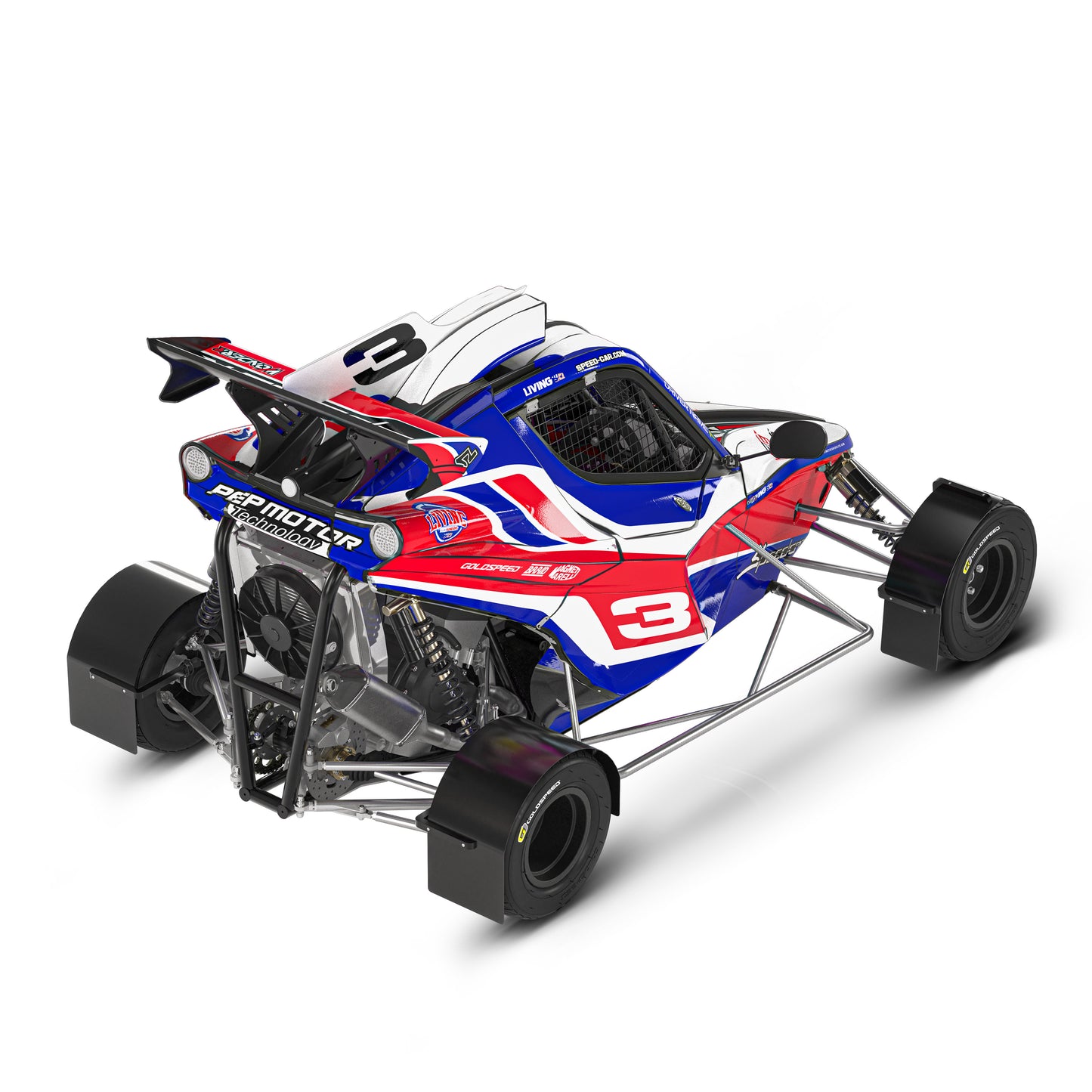 Speedcar Wonder-R Graphics Kit "Nascar"