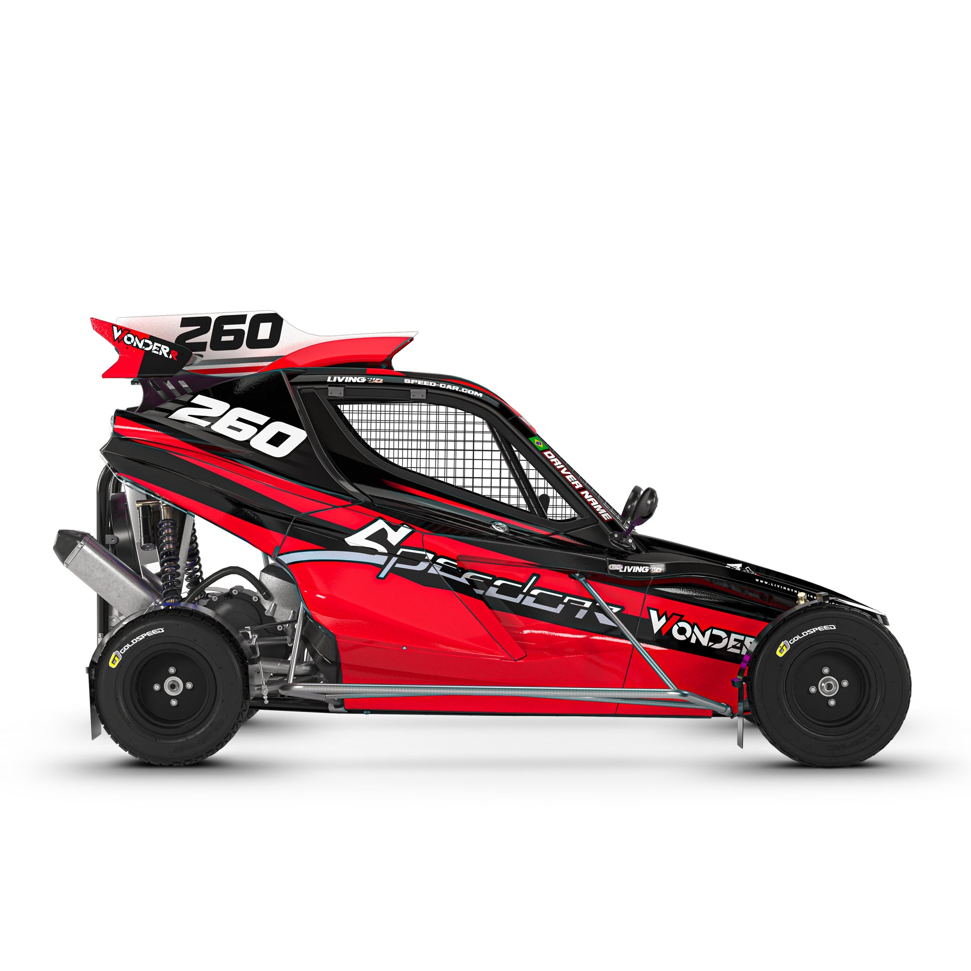 Wonder Racing Label Speedcar Wonder-R Graphics Kit