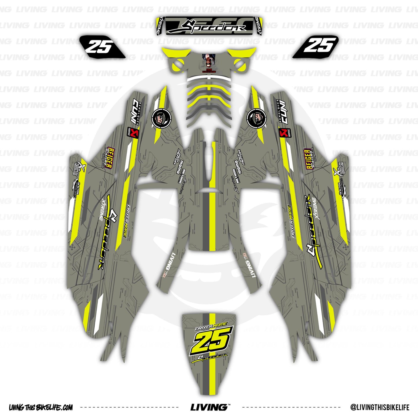 Speedcar Xtrem Graphics Kit "Chip"