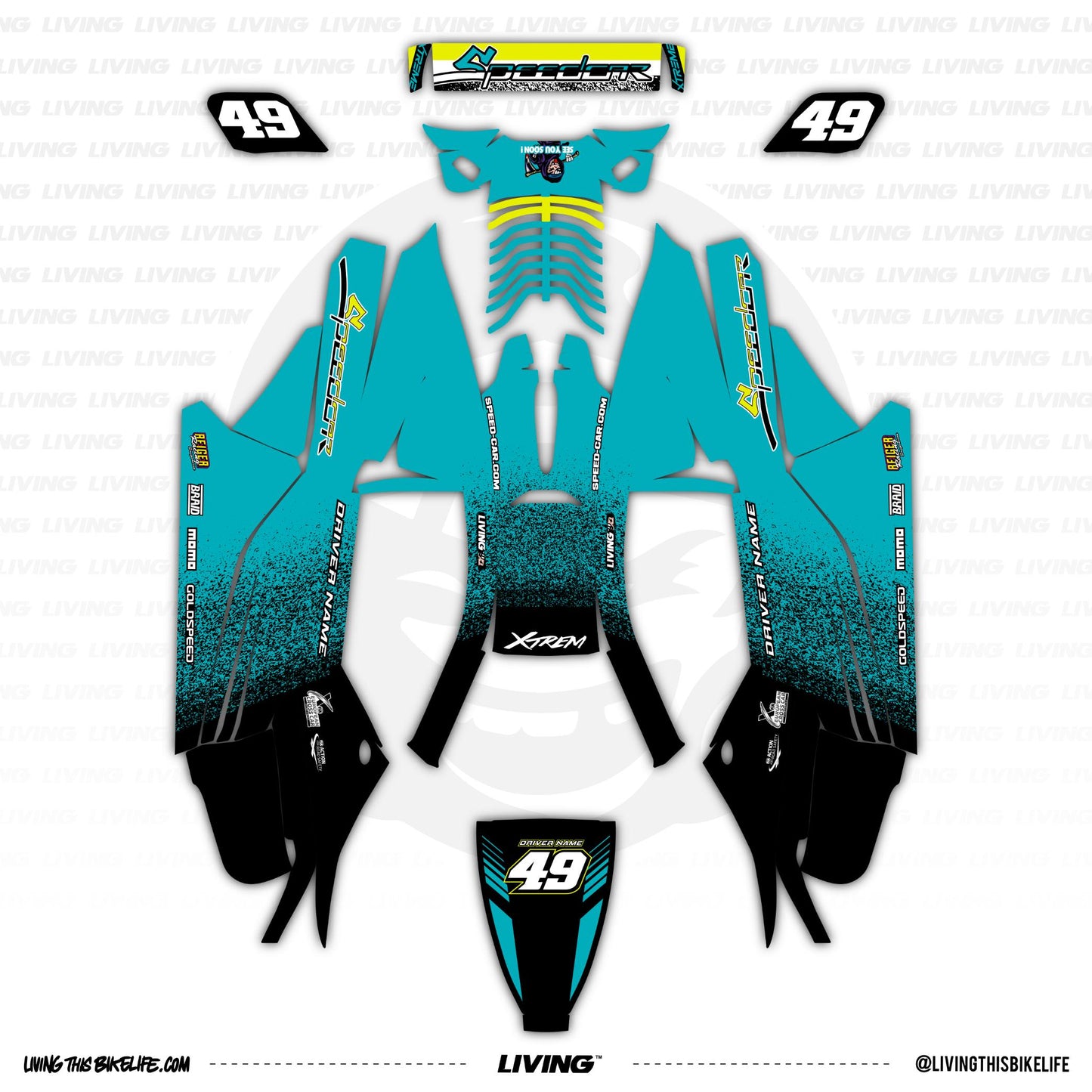Kit graphique Speedcar Xtrem « Fade »