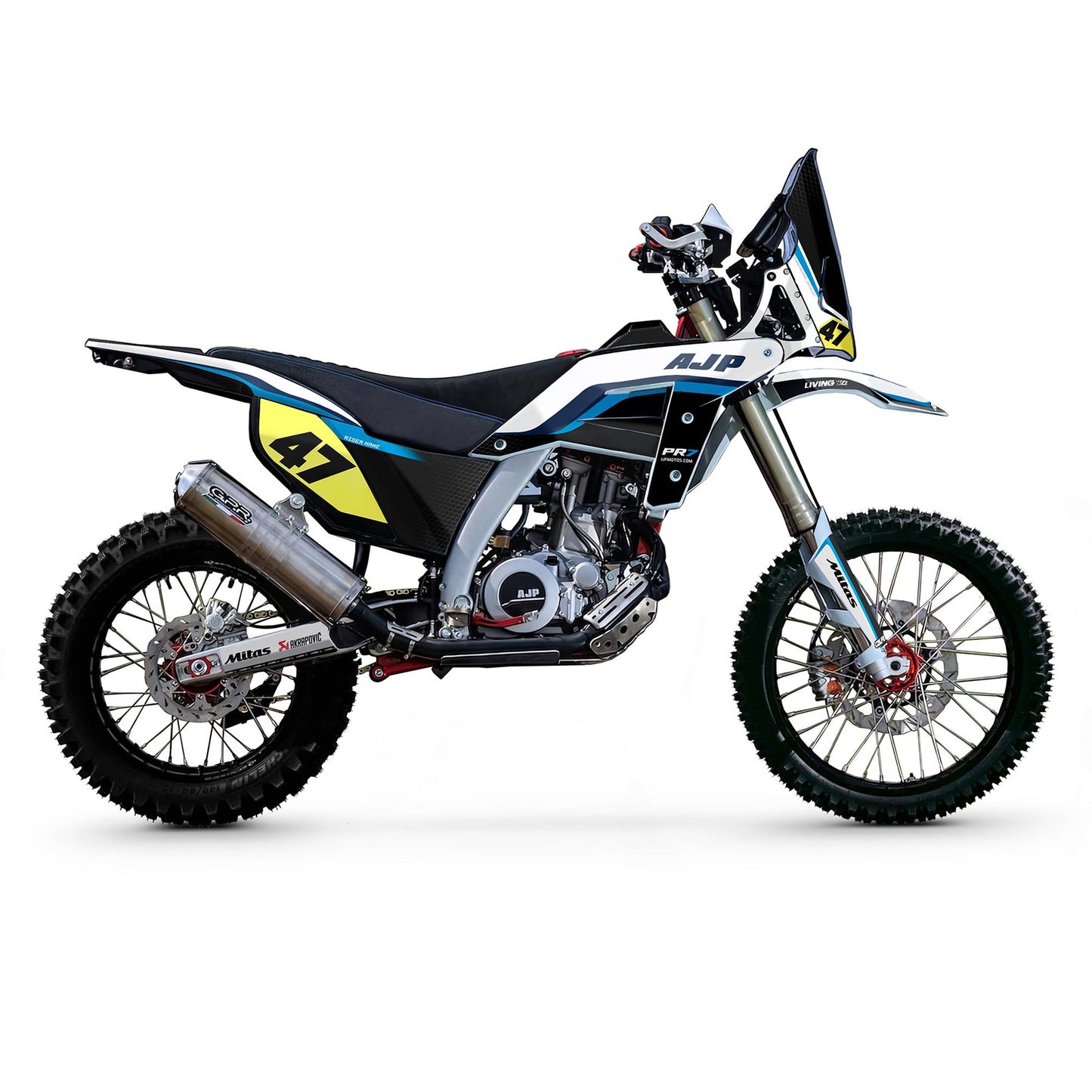 Kit graphique AJP PR7 « Splash Black » 