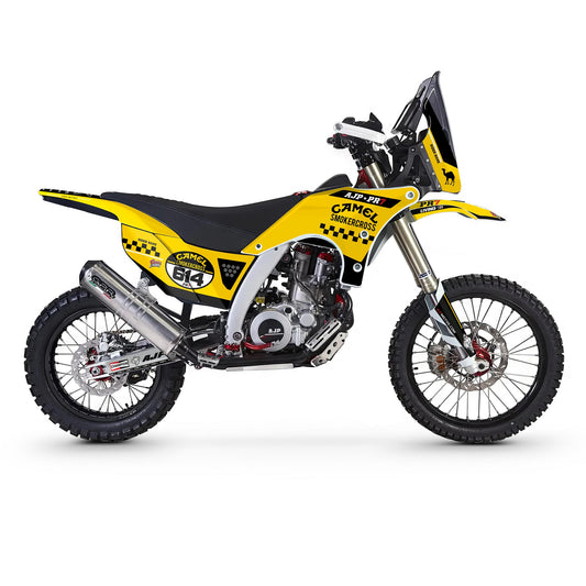 Kit graphique AJP PR7 « Smokercross Jaune »