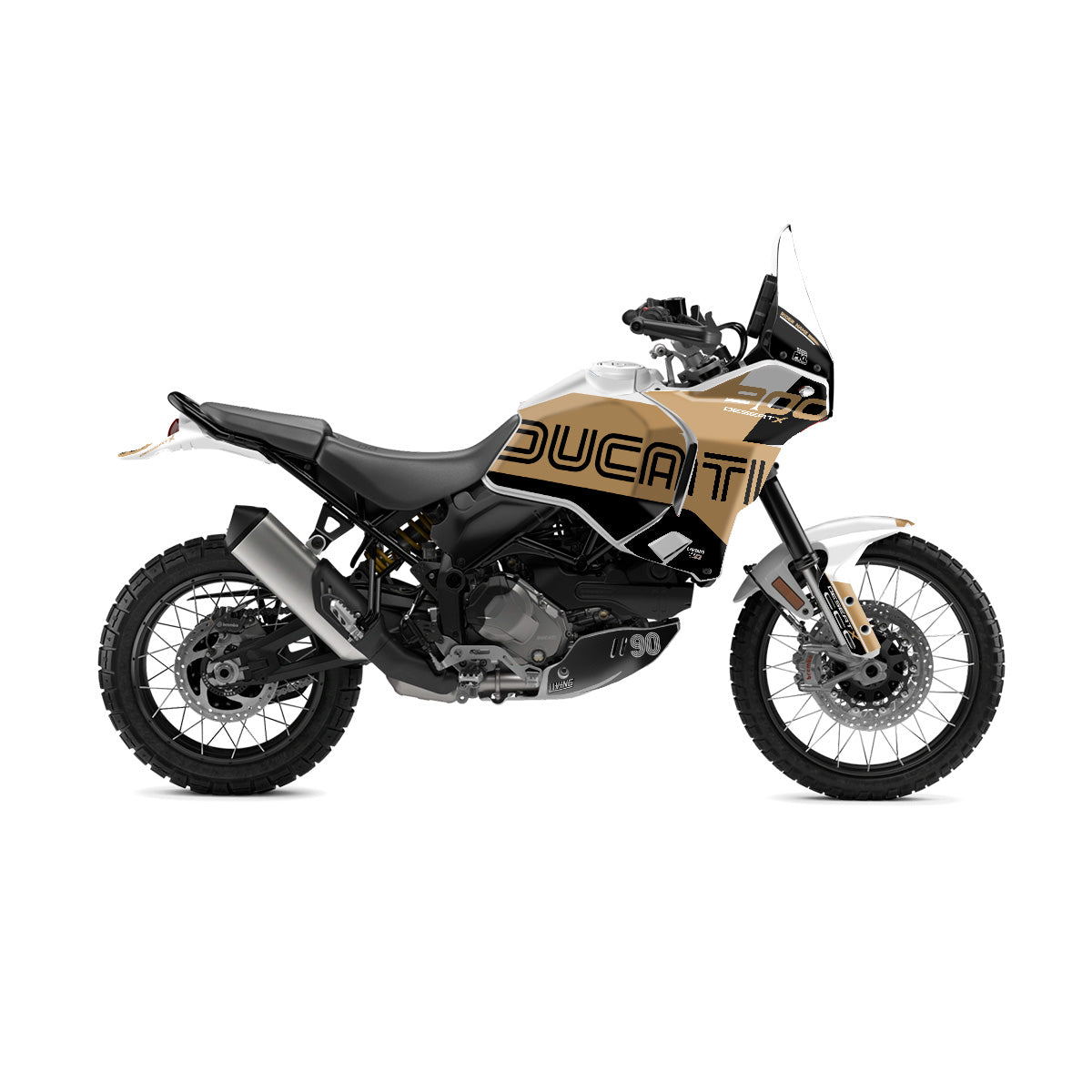 Ducati Desert X Graphics Kit "Dune"